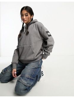 Heavyweight Box Pullover Hoodie in gray