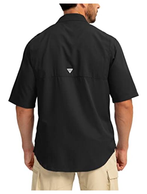 G Gradual Men's Fishing Shirts with Zipper Pockets UPF 50+ Lightweight Cool Short Sleeve Button Down Shirts for Men Casual Hiking