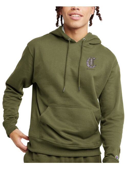 CHAMPION Men's Powerblend Long-Sleeve Pullover Graphic Hoodie