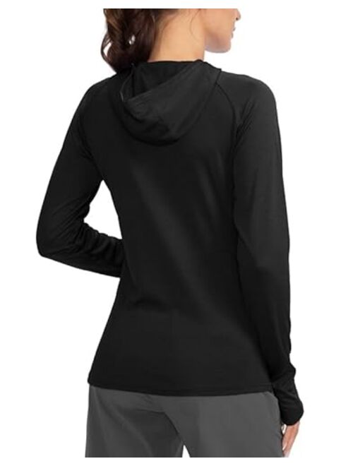 G Gradual Women's UPF 50+ Sun Protection Shirt Long Sleeve Lightweight Hoodie UV Shirts for Women Hiking Fishing Outdoor