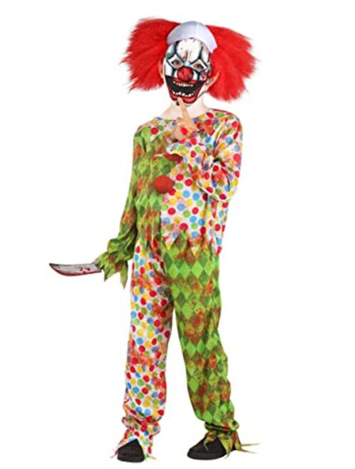Fun Costumes Creepy Masked Clown Kid's Costume