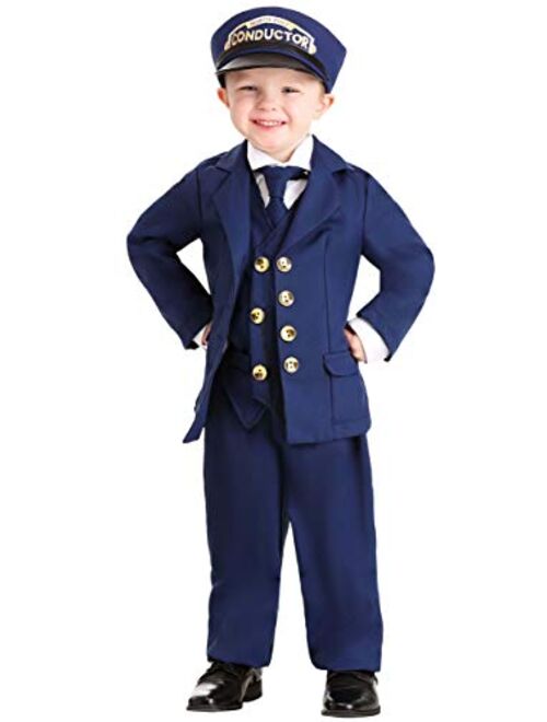 Fun Costumes Conductor Costume for Boys North Pole Toddler Train Conductor Costume