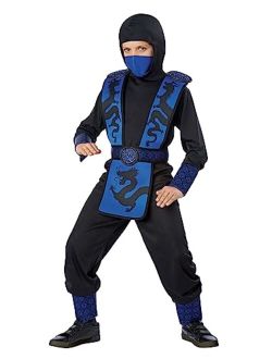 Kid's Regal Blue Ninja Costume | Ninja Costumes