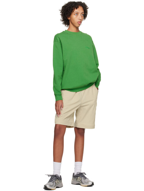 DIME Green Embroidered Sweatshirt