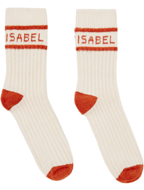 ISABEL MARANT Off-White Linden Socks