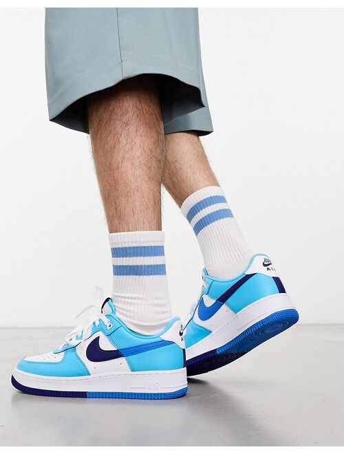 Nike Air Force 1 '07 LV8 Remix sneakers in light blue