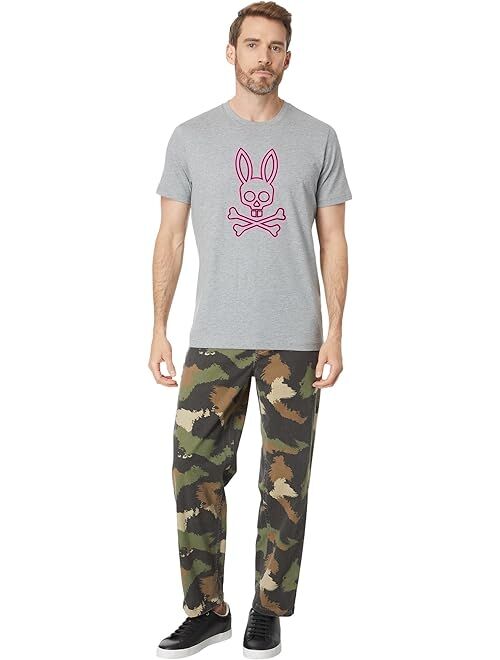 Psycho Bunny Dixon Flocking Graphic Tee