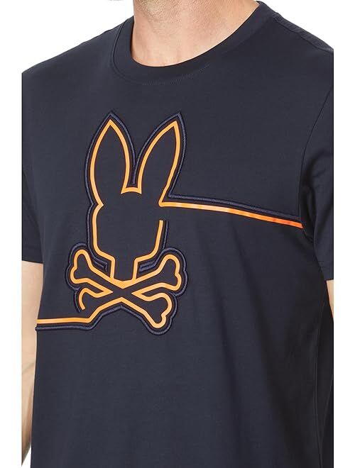 Psycho Bunny Chester Embroidered Graphic Tee