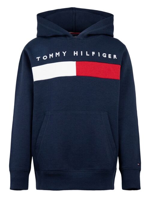 Tommy Hilfiger Big Boys Exploded Flag Pullover Hoodie