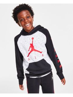 Jordan Big Boys Jumpman Air Speckle Printed Fleece Pullover Hoodie, Created for Macy's