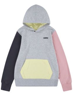 Big Boys French Terry Colorblocked Pullover Hoodie
