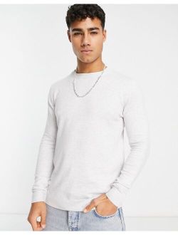 relaxed fit sweater in gray