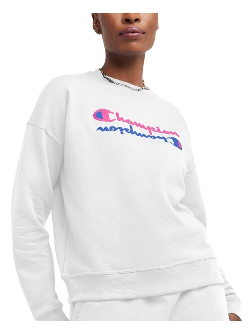 CHAMPION Women's Powerblend Graphic-Print Sweatshirt