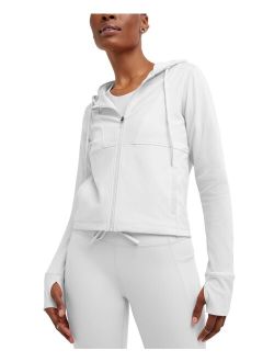 Women's Soft Touch Zip-Front Hooded Jacket