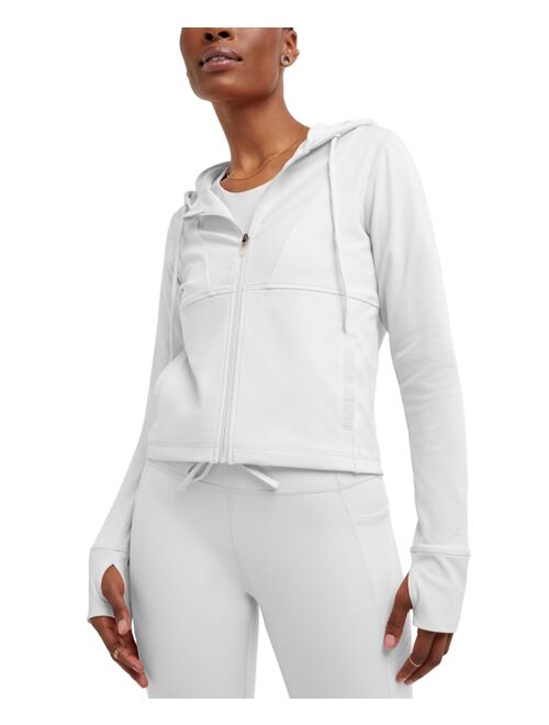 CHAMPION Women's Soft Touch Zip-Front Hooded Jacket