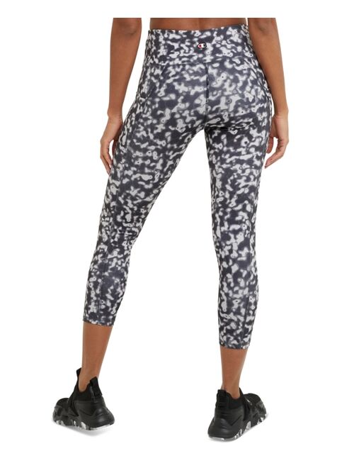 CHAMPION Women's Absolute Eco Printed High Rise 7/8-Length Leggings