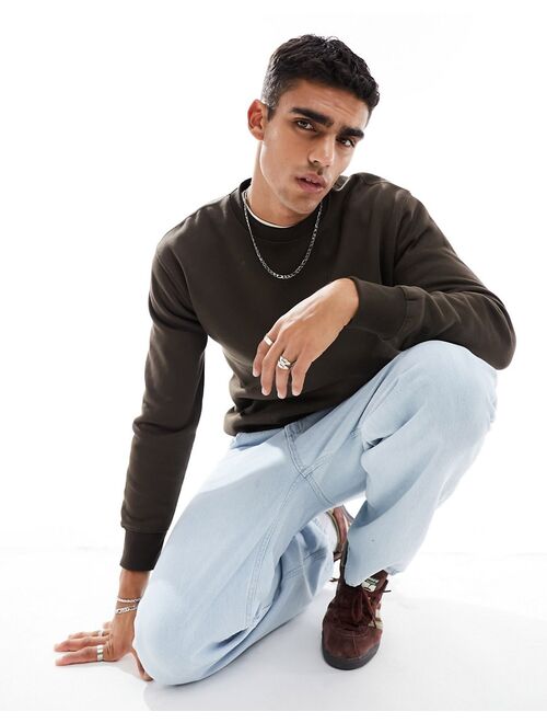 Pull&Bear Sweatshirt in brown