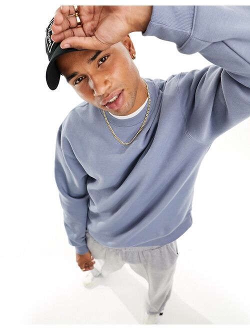 Pull&Bear sweatshirt in blue