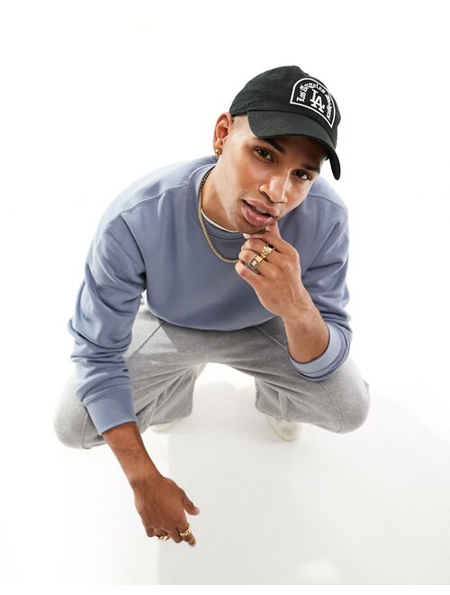 Pull&Bear sweatshirt in blue