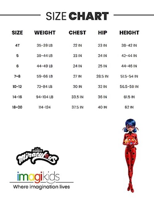 Miraculous Ladybug Cat Noir Rena Rouge Girls 2 Pack T-Shirts Toddler to Big Kid