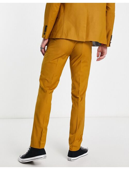 Twisted Tailor buscot suit pants in yellow