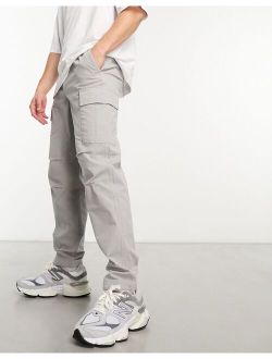 ripstop cargo pants in gray