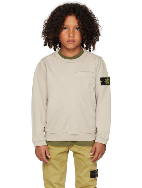 Stone Island Junior Kids Gray 60143 Sweatshirt