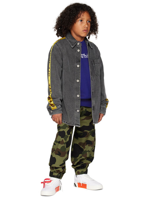 Off-White Kids Blue Bookish Bit Sweatshirt