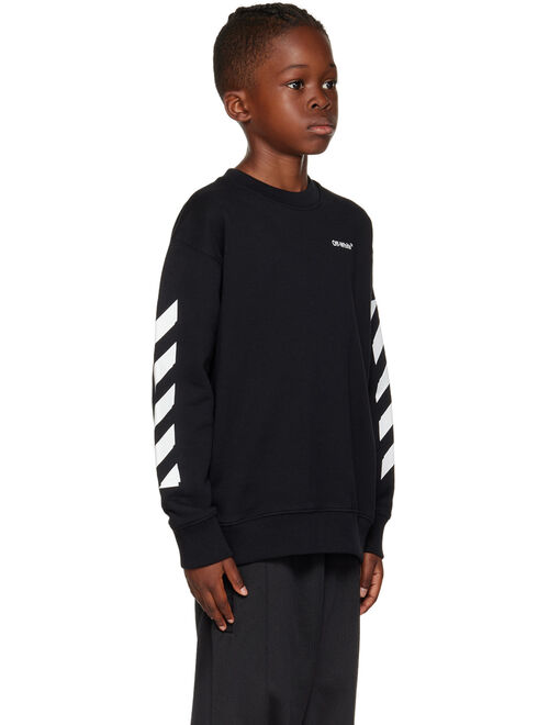 Off-White Kids Black Rubber Arrow Sweatshirt