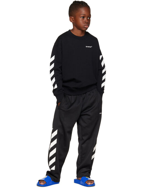 Off-White Kids Black Rubber Arrow Sweatshirt