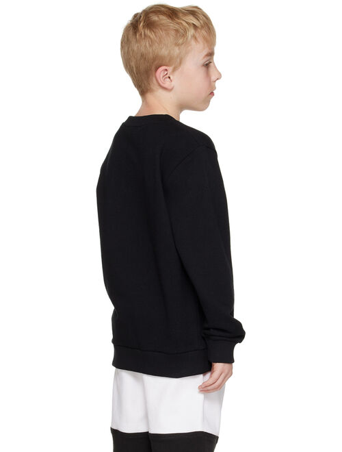 Balmain Kids Black Bonded Sweatshirt