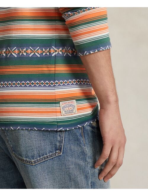 POLO RALPH LAUREN Men's Classic-Fit Striped Jacquard T-Shirt