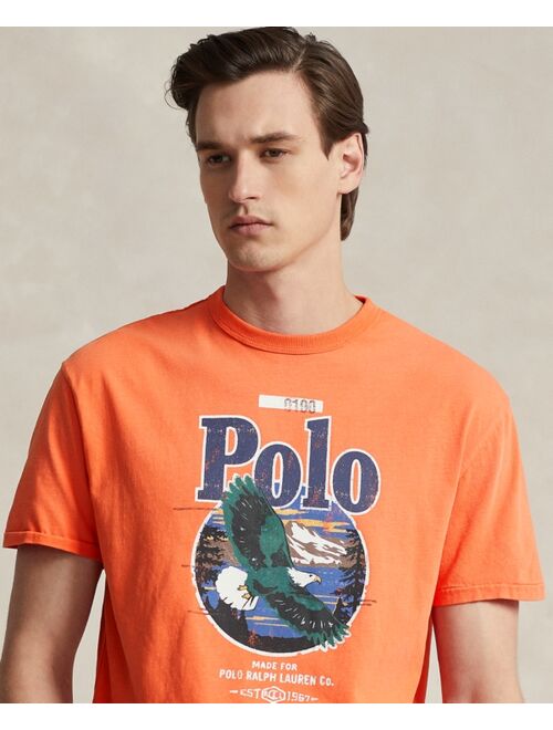 POLO RALPH LAUREN Men's Classic-Fit Jersey Graphic T-Shirt
