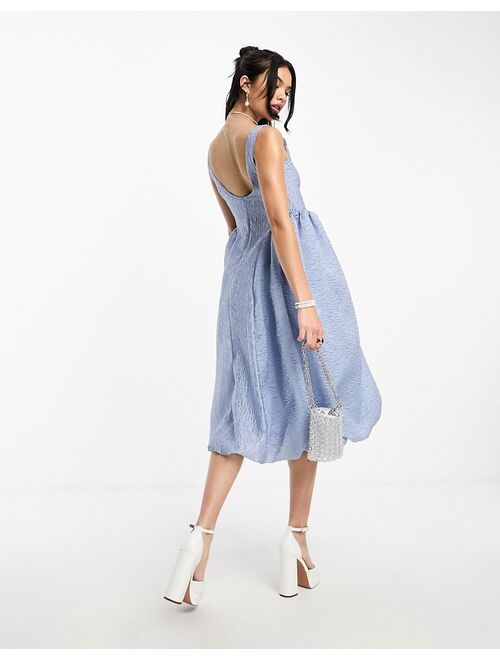 DREAM Sister Jane pocket midi dress in powder blue