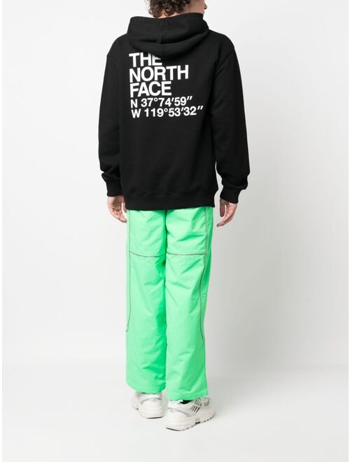 The North Face logo-print cotton hoodie