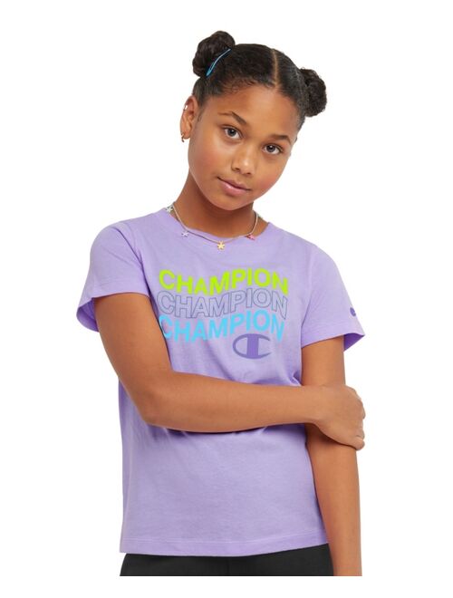CHAMPION Little Girls Short Sleeve Graphic T-shirt