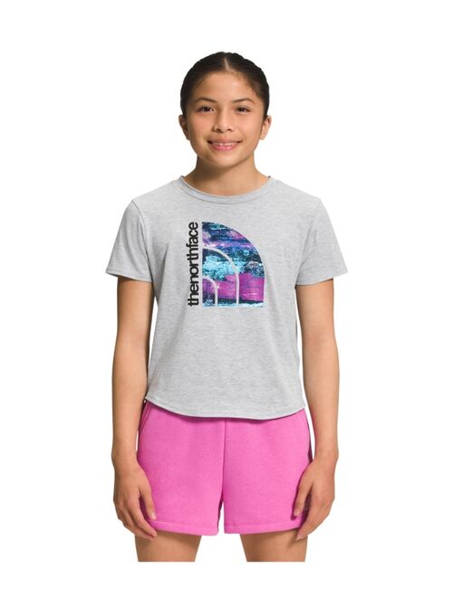 THE NORTH FACE Big Girls Short Sleeves Graphic T-shirt