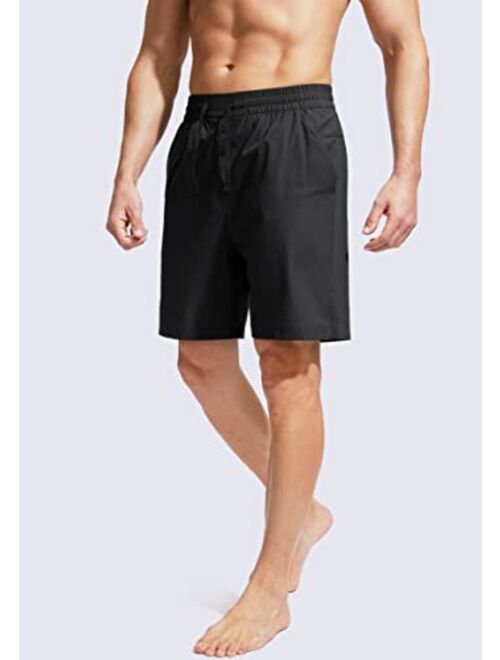 G Gradual Men's Swim Trunks Quick Dry Bathing Suit Beach Board Shorts for Men with Zipper Pockets and Mesh Lining