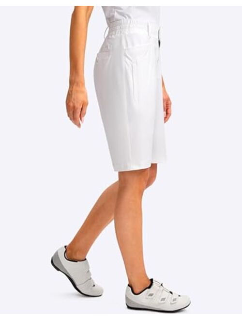 G Gradual Women's Golf Hiking Shorts 9" Stretch Quick Dry Cargo Bermuda Long Shorts Knee Length with Pockets for Women