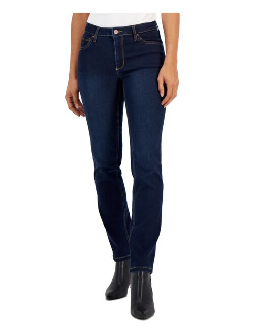 JONES NEW YORK Women's Lexington Straight Leg Denim Jeans