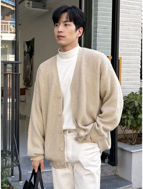 DAZY Men Drop Shoulder Cardigan