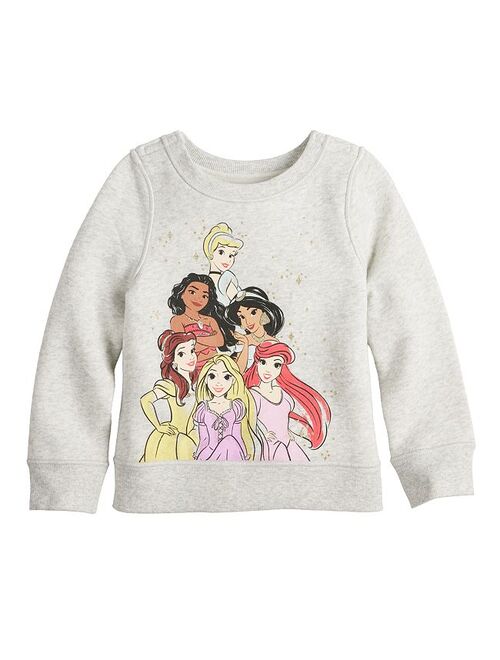 disneyjumping beans Disney Princesses Girls 4-12 Sensory Friendly Pullover Sweatshirt by Jumping Beans