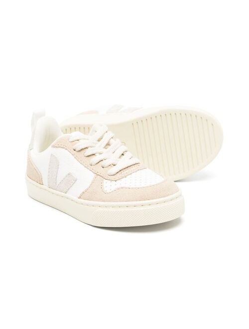 VEJA Kids V-10 leather sneakers