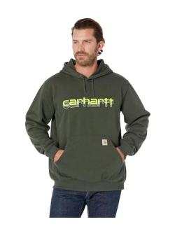 Men's Rain Defender Loose Fit Midweight Logo Graphic Sweatshirt
