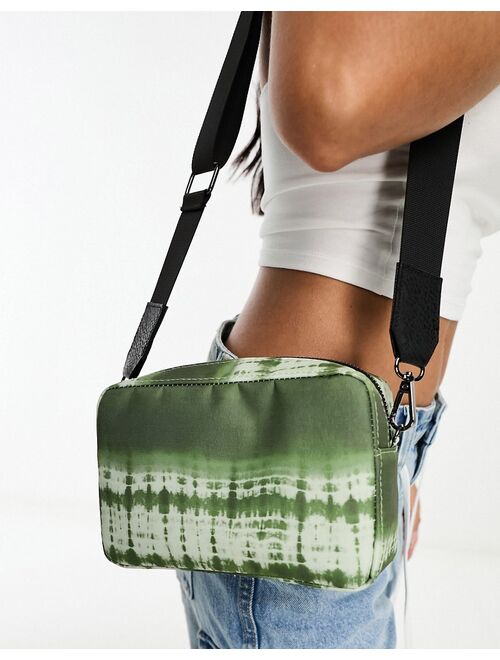 Daisy Street x Chloe Davie crossbody camera bag in tie dye print