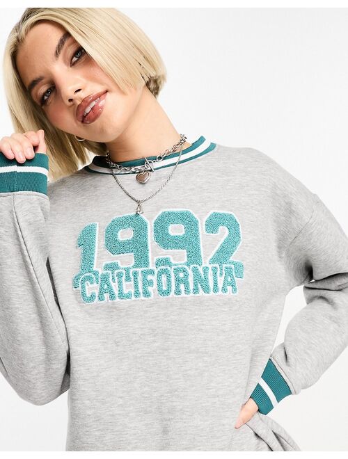Daisy Street boxy sweatshirt with 1992 graphic