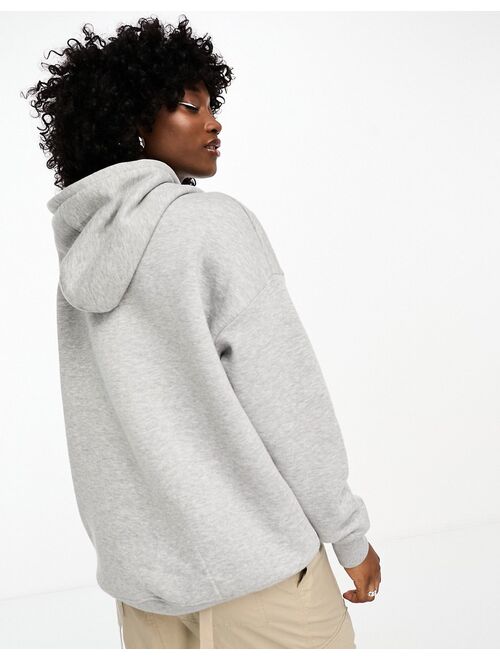 Daisy Street basics oversized hoodie in heather gray