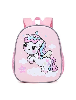 SUN EIGHT Toddler Backpack for Girls Kids Backpack Cute 3D Cartoon School Bag for Baby Girl Boy 1-5 YearsButterfly