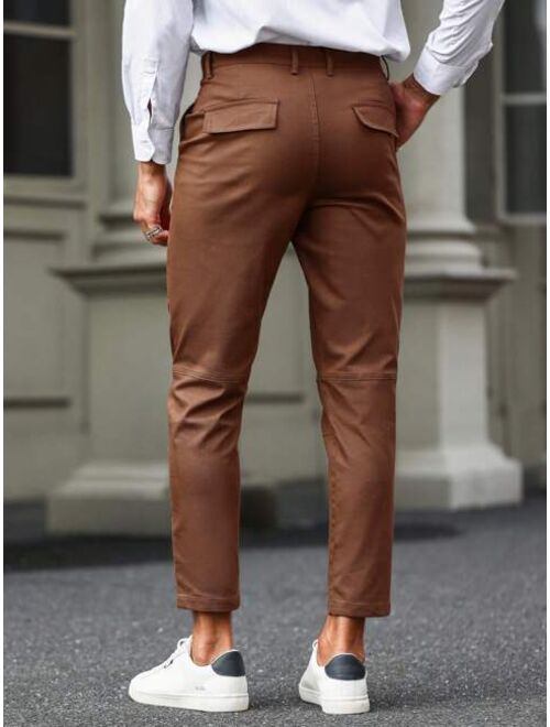 Shein Manfinity Homme Men Slant Pocket Solid Pants