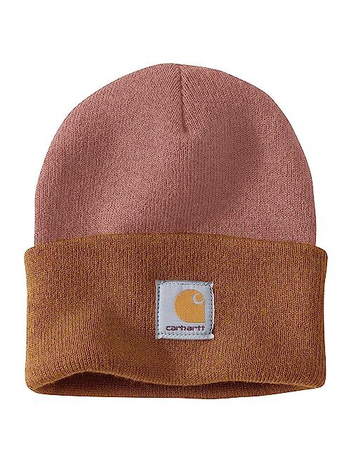 Carhartt Men's Knit Cuffed Two-Tone Beanie